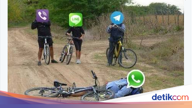 Banjir Meme akibat WhatsApp Down - Detikcom