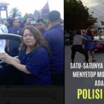 Aksi Ibu Boru Pardede Nekat Hentikan Mobil Presiden Jokowi Viral di WhatsApp (WA), Dia Polisi Toba