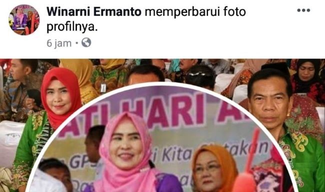 Jual Beli Jabatan, Nama Istri Plt. Bupati Lampung Selatan Dicatut di Facebook