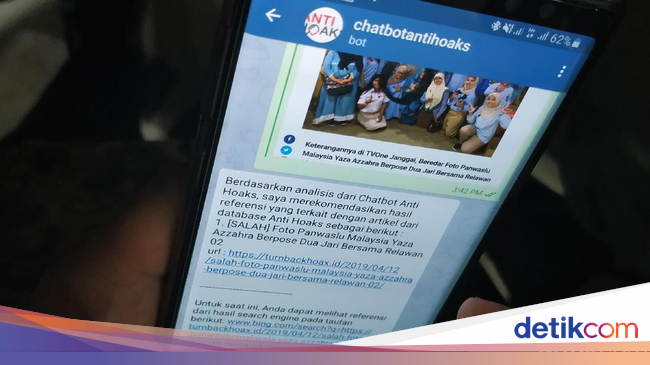 Kok 'Chatbot Anti Hoaks' Belum ada di WhatsApp dan Line?