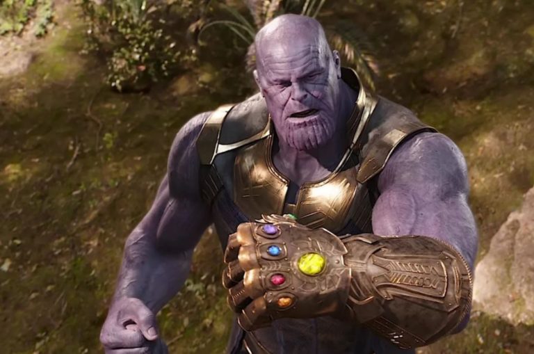 Thanos dengan Infinity Gauntlet. (Marvel Studios/Walt Disney Studios)
