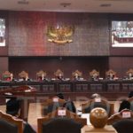 Suasana sidang pembacaan putusan Perselisihan Hasil Pemilihan Umum (PHPU) sengketa Pilpres 2019 di MK, Jakarta, Kamis, 27 Juni 2019. TEMPO/Ridian Eka Saputra