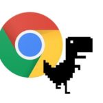 Game T-Rex di Gogle Chrome. (HiTekno.com)