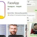 Chat Whatsapp (WA) Pria Samarkan Wajah Selingkuhan Pakai FaceApp Viral, Katanya Lagi di Rumah Nenek