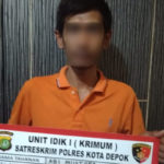 Pelaku penipuan dan penggelapan diamankan Reskrim Polresta Depok. (angga)