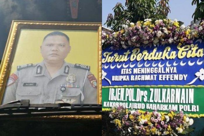 Bripka Rachmat Effendy yang tewas ditembak rekannya sendiri di Depok, Jawa Barat, Kamis (25/7/2019) kemarin.