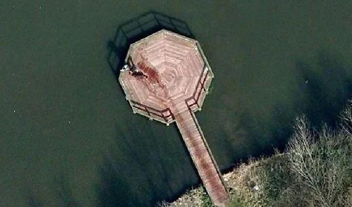 Viral gambar Google Street View diduga pembunuhan. Kredit: Google Maps