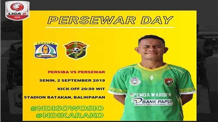 LIVE SCORE Persiba Balikpapan Vs Persewar Waropen, Line Up & H2H - Hasil & Klasemen Liga 2