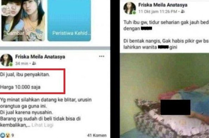 Polisi Ungkap Kebenaran Postingan Facebook Anak Jual Ibu Rp 10 Ribu yang Viral, Diduga Terjadi Sungguhan hingga Masih Incar Pemilik Akun yang Asli - Semua Halaman