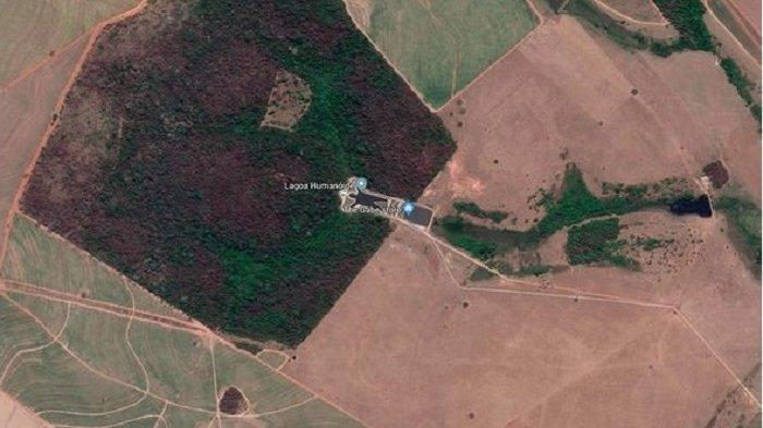 Terekam Google Maps, Lubang Aneh Berbentuk Manusia Terlihat di Tanah