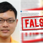 Alex Tan, editor States Times Review, pada Kamis menolak untuk mematuhi perintah Kantor Pofma untuk memperbaiki pernyataan palsu di unggahan Facebook-nya.[gov.sg/The Straits Times]