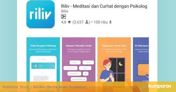 Riliv, Aplikasi Curhat dari Surabaya Raih Google Play Best Unique App